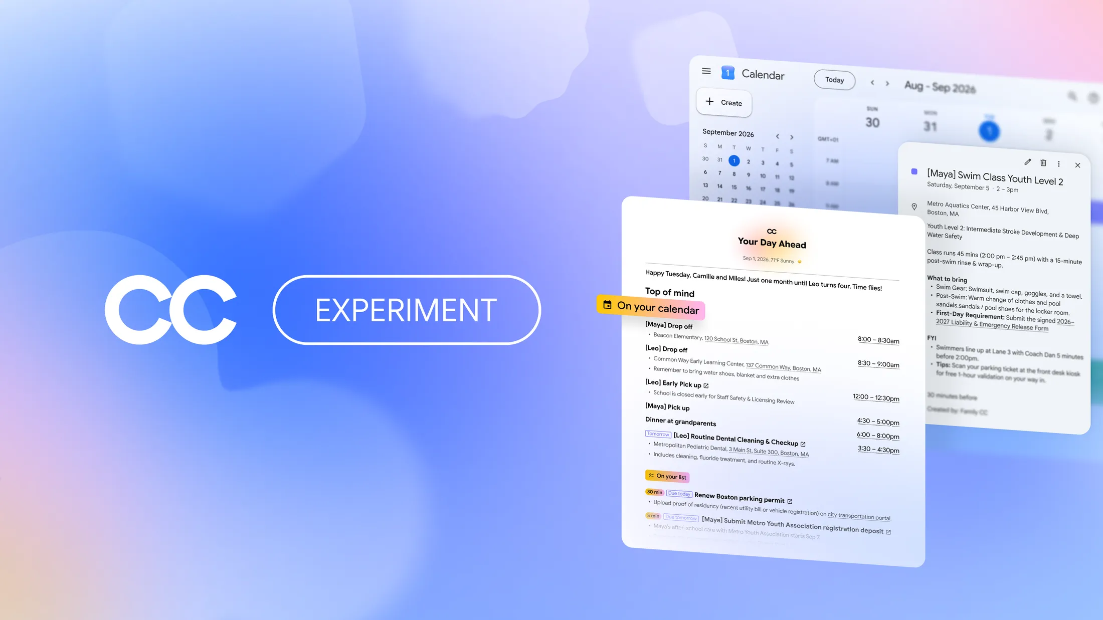 Google CC family AI agent adds shared tools for up to six members