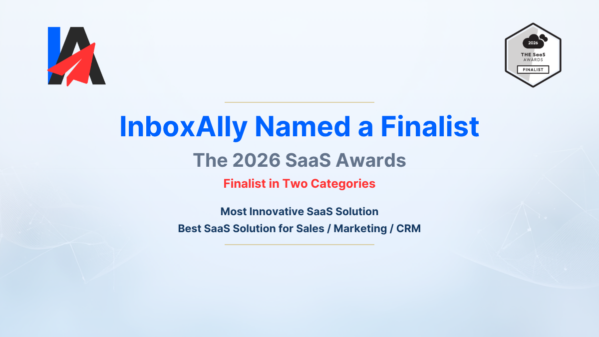 InboxAlly reaches 2026 SaaS Awards finals in marketing CRM categories